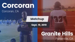 Matchup: Corcoran vs. Granite Hills  2019