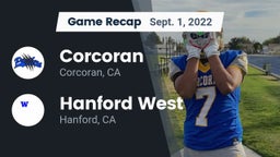 Recap: Corcoran  vs. Hanford West  2022