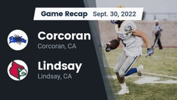 Recap: Corcoran  vs. Lindsay  2022