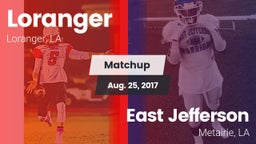 Matchup: Loranger  vs. East Jefferson  2017