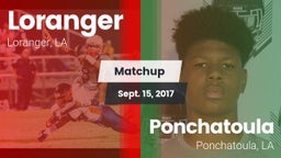 Matchup: Loranger  vs. Ponchatoula  2017