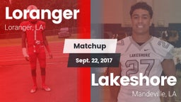 Matchup: Loranger  vs. Lakeshore  2017