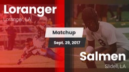 Matchup: Loranger  vs. Salmen  2017