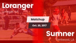 Matchup: Loranger  vs. Sumner  2017