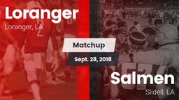 Matchup: Loranger  vs. Salmen  2018
