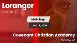 Matchup: Loranger  vs. Covenant Christian Academy  2020