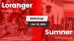 Matchup: Loranger  vs. Sumner  2020