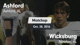 Matchup: Ashford  vs. Wicksburg  2016
