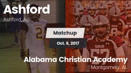 Matchup: Ashford  vs. Alabama Christian Academy  2017