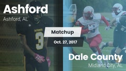 Matchup: Ashford  vs. Dale County  2017