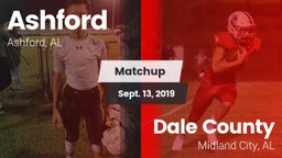 Matchup: Ashford  vs. Dale County  2019