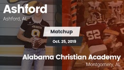 Matchup: Ashford  vs. Alabama Christian Academy  2019