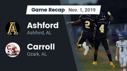 Recap: Ashford  vs. Carroll   2019