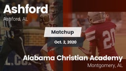 Matchup: Ashford  vs. Alabama Christian Academy  2020