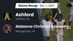 Recap: Ashford  vs. Alabama Christian Academy  2021