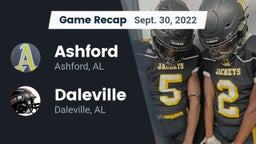 Recap: Ashford  vs. Daleville  2022