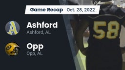 Recap: Ashford  vs. Opp  2022