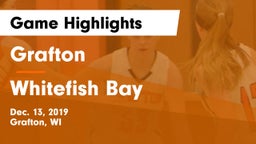 Grafton  vs Whitefish Bay  Game Highlights - Dec. 13, 2019