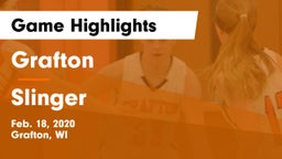 Grafton  vs Slinger  Game Highlights - Feb. 18, 2020