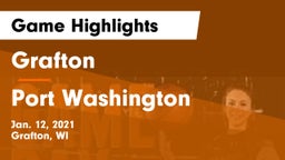 Grafton  vs Port Washington  Game Highlights - Jan. 12, 2021