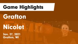 Grafton  vs Nicolet  Game Highlights - Jan. 27, 2021