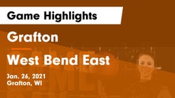 Grafton  vs West Bend East  Game Highlights - Jan. 26, 2021