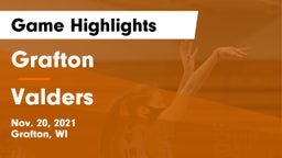 Grafton  vs Valders  Game Highlights - Nov. 20, 2021
