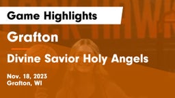 Grafton  vs Divine Savior Holy Angels Game Highlights - Nov. 18, 2023
