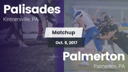 Matchup: Palisades High vs. Palmerton  2017