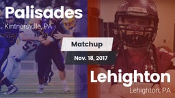 Matchup: Palisades High vs. Lehighton  2017