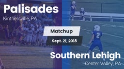 Matchup: Palisades High vs. Southern Lehigh  2018