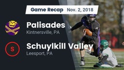 Recap: Palisades  vs. Schuylkill Valley  2018