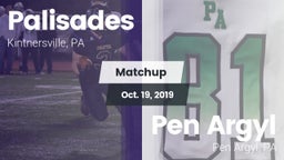 Matchup: Palisades High vs. Pen Argyl  2019