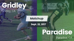 Matchup: Gridley  vs. Paradise  2017