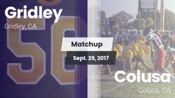 Matchup: Gridley  vs. Colusa  2017