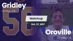 Matchup: Gridley  vs. Oroville  2017