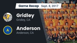Recap: Gridley  vs. Anderson  2017