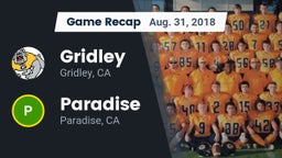 Recap: Gridley  vs. Paradise  2018