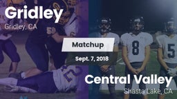 Matchup: Gridley  vs. Central Valley  2018