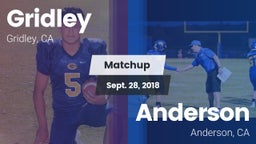 Matchup: Gridley  vs. Anderson  2018