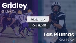 Matchup: Gridley  vs. Las Plumas  2018