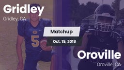 Matchup: Gridley  vs. Oroville  2018