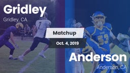 Matchup: Gridley  vs. Anderson  2019