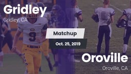 Matchup: Gridley  vs. Oroville  2019