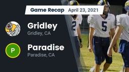 Recap: Gridley  vs. Paradise  2021