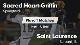 Matchup: Sacred Heart-Griffin vs. Saint Laurence  2016
