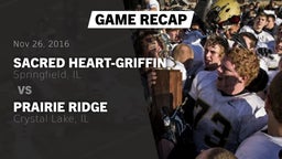 Recap: Sacred Heart-Griffin  vs. Prairie Ridge  2016