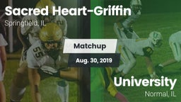 Matchup: Sacred Heart-Griffin vs. University  2019