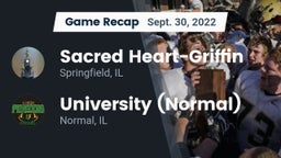 Recap: Sacred Heart-Griffin  vs. University (Normal)  2022