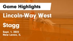 Lincoln-Way West  vs Stagg  Game Highlights - Sept. 1, 2022